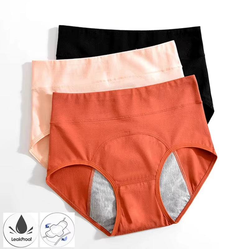 1PC Leakproof Cotton Panties for Menstruation High Waist Culotte Menstrual Panties Femme Culottes Menstruelle Bragas