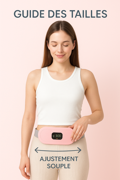 Bloom & Flow- Coussin chauffant électrique pour femmes, vibrateur, dispositif de soulagement des douleurs menstruelles